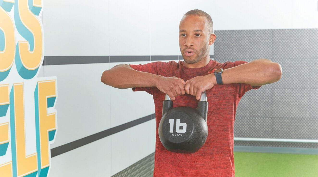 HIIT kettlebell workout