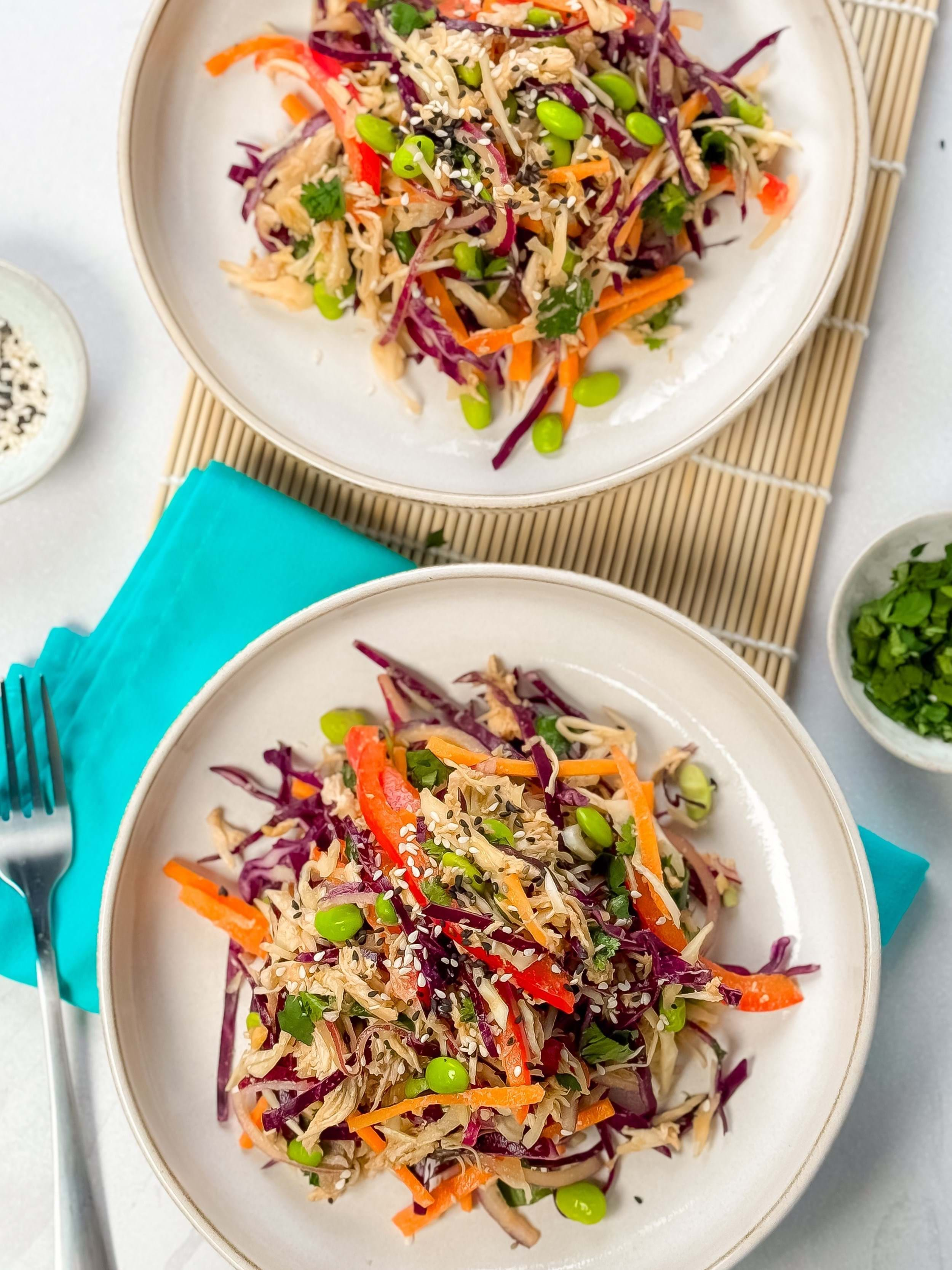 Chicken Satay Slaw Salad Recipe