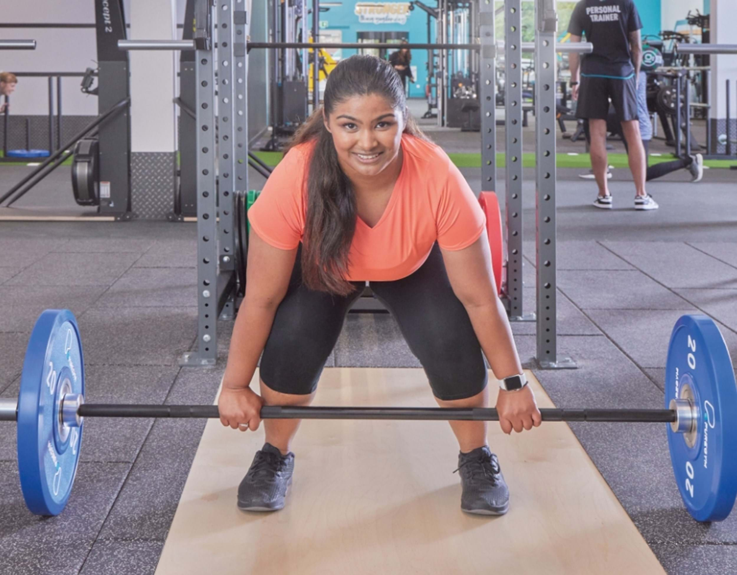 woman weightlifting