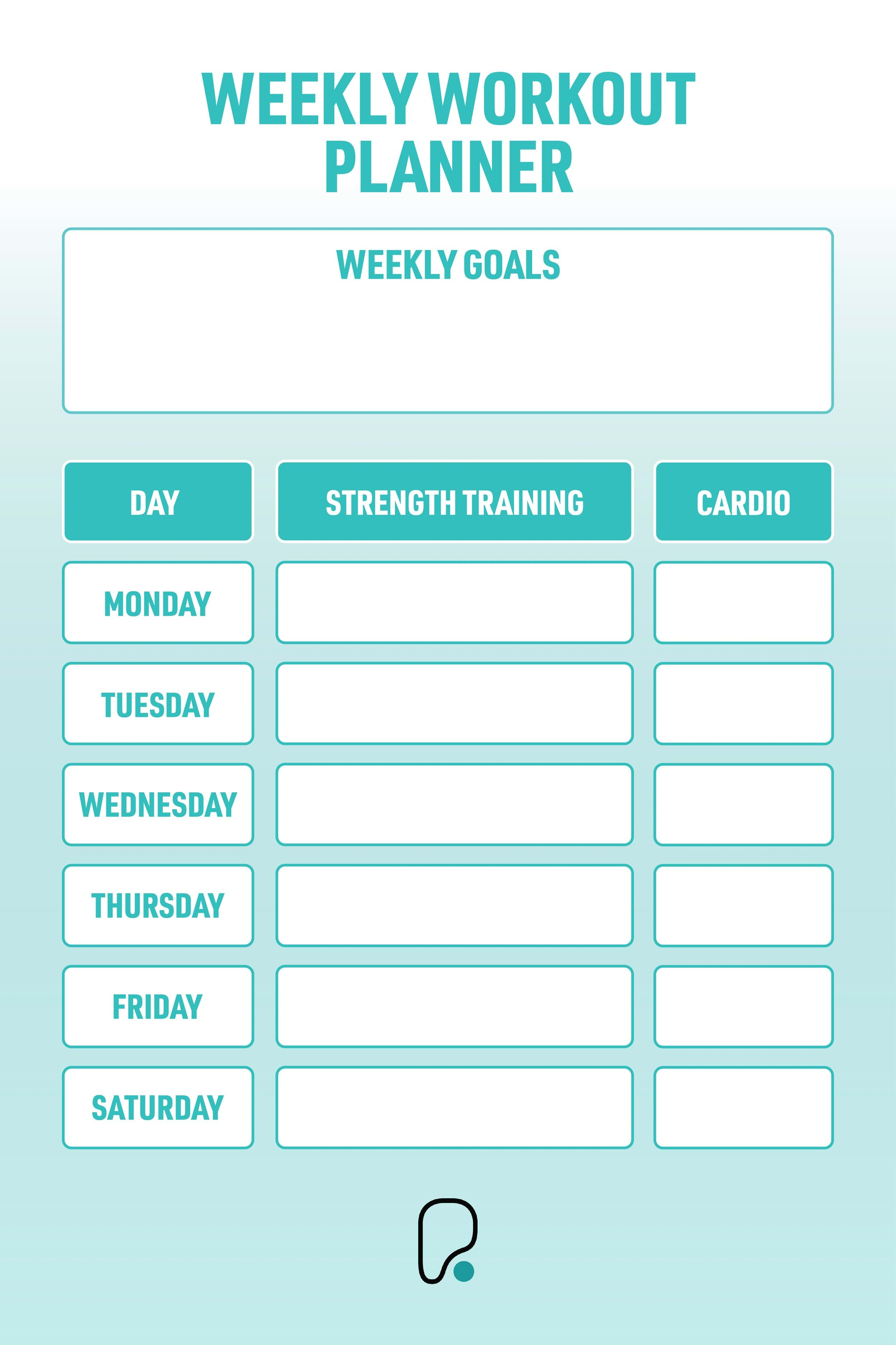 Workout Plan Templates Download Or Make Yourself PureGym