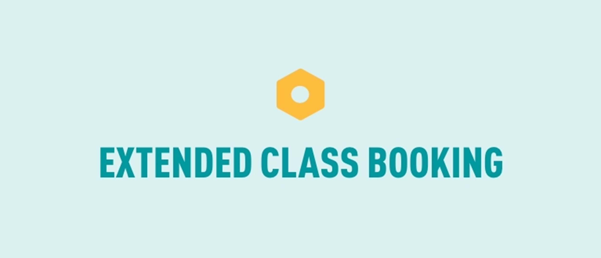 Book classes 14 days in advance