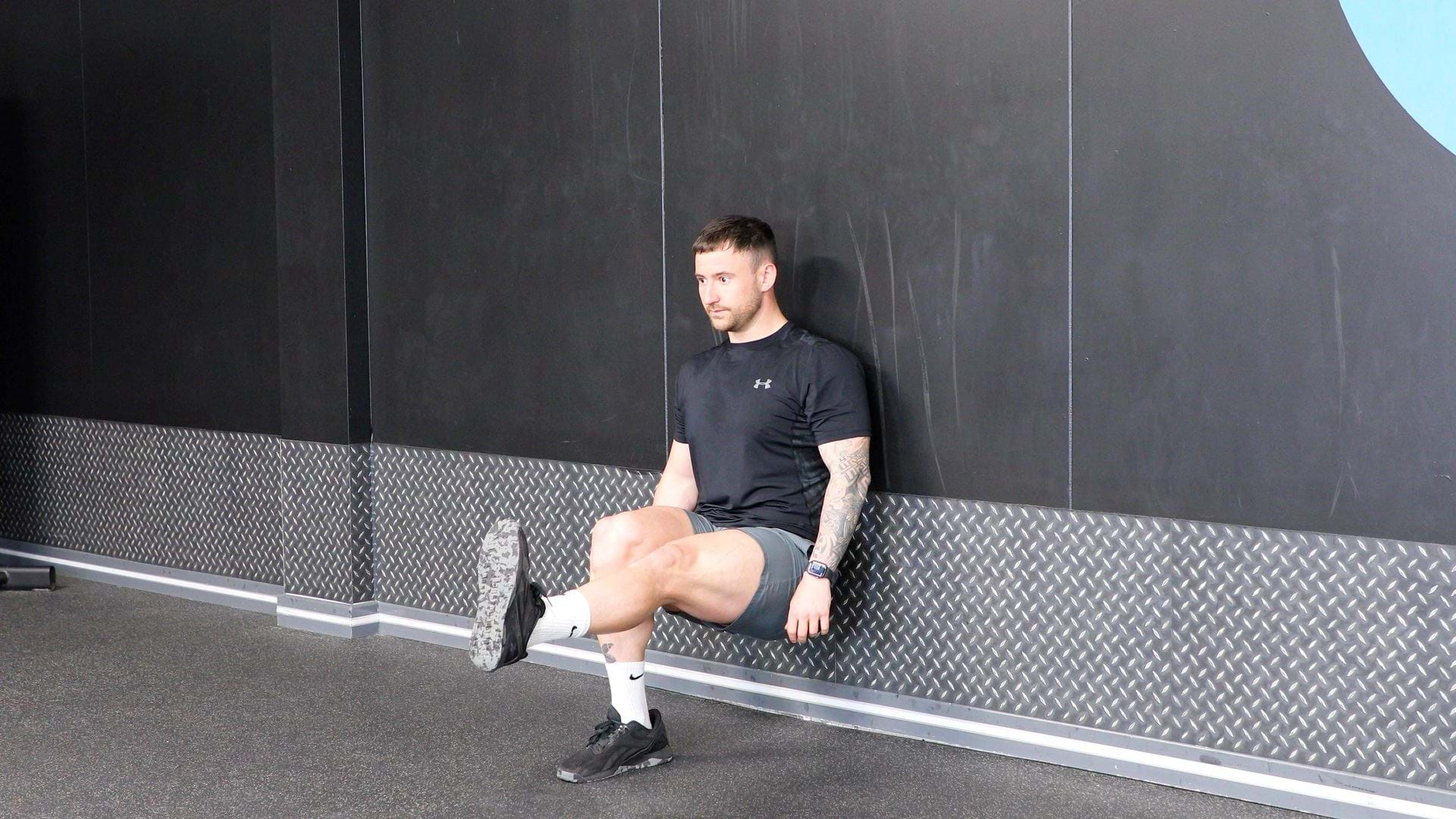 Single Leg Wall Sits