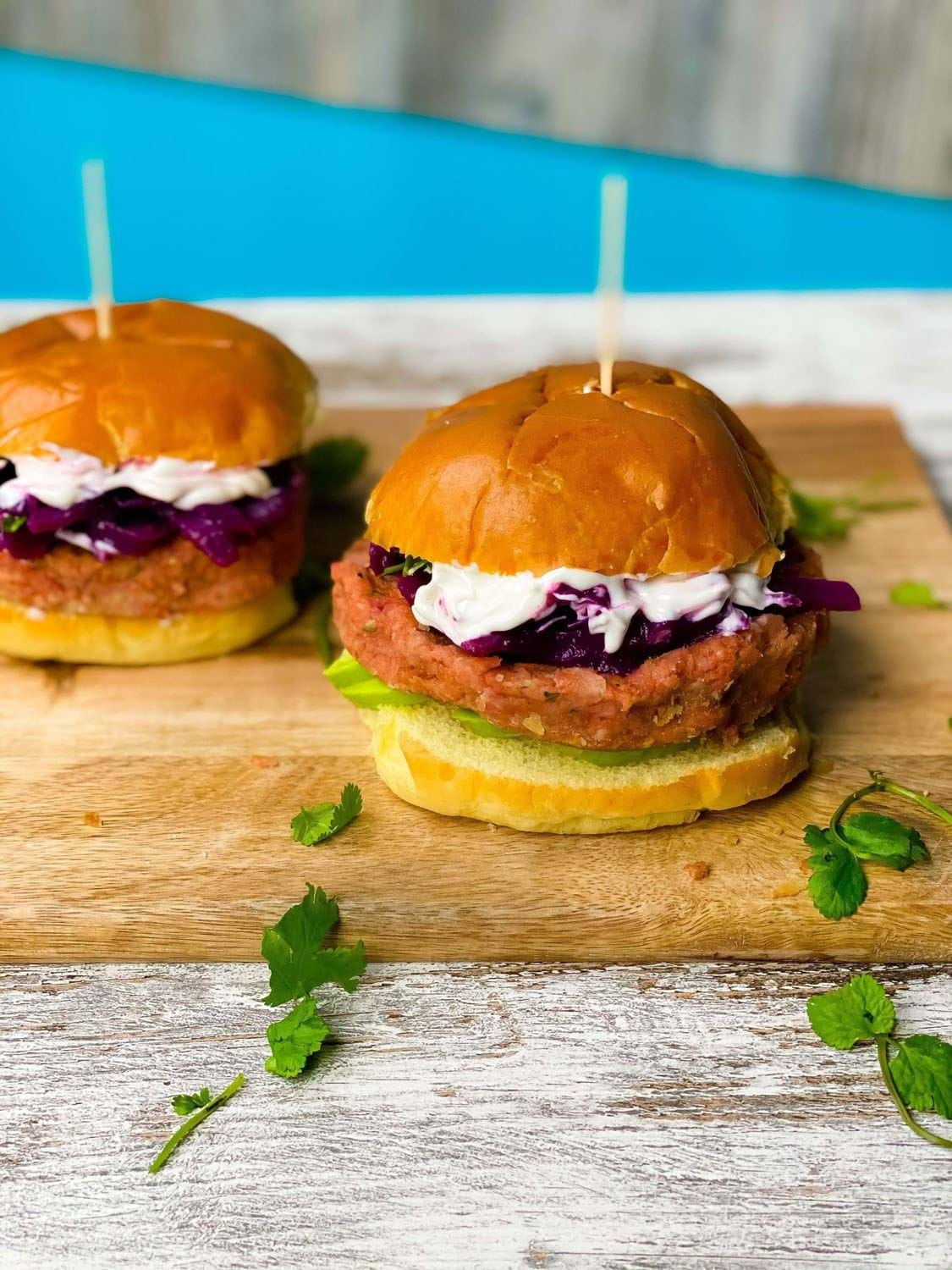 Vegan Beetroot Burgers