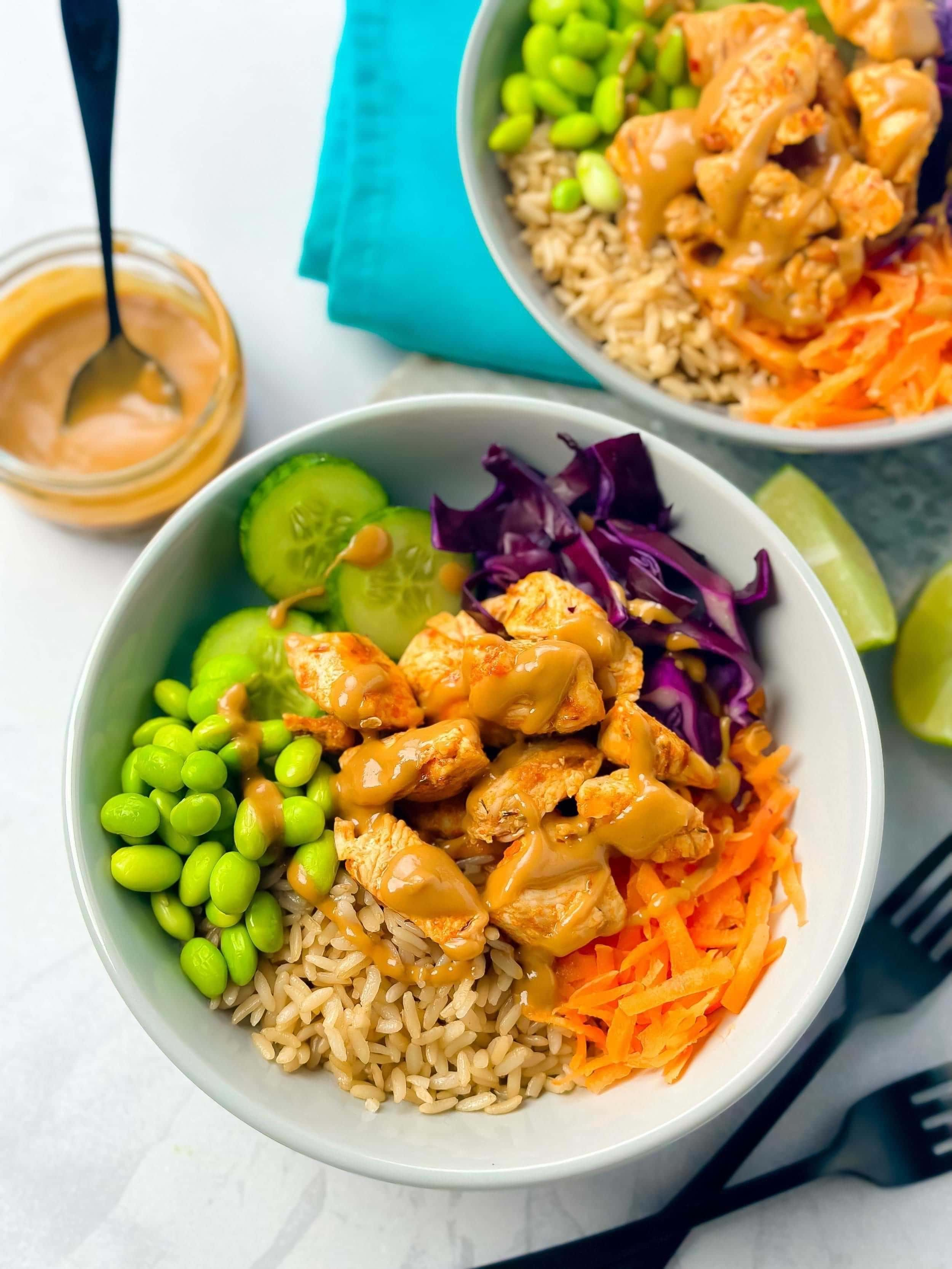 Peanut Chicken Power Bowl