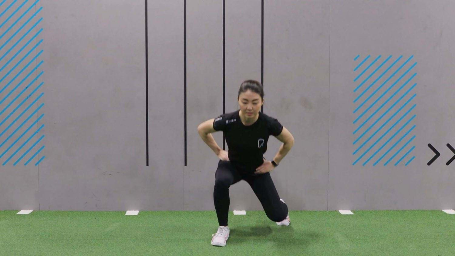 Clock Lunges