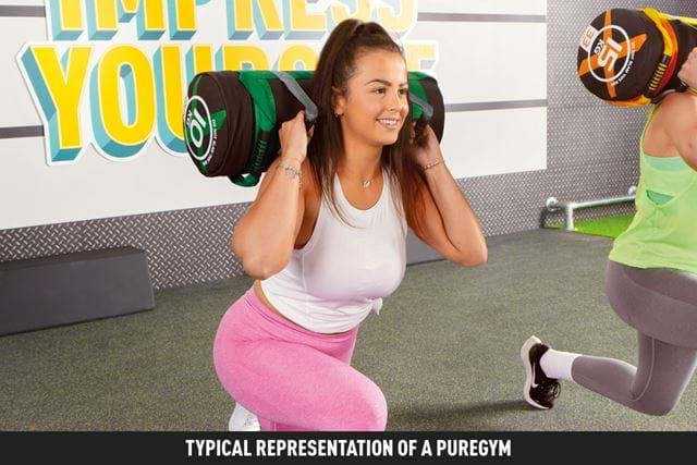 Women's Workout Space Gym Representation