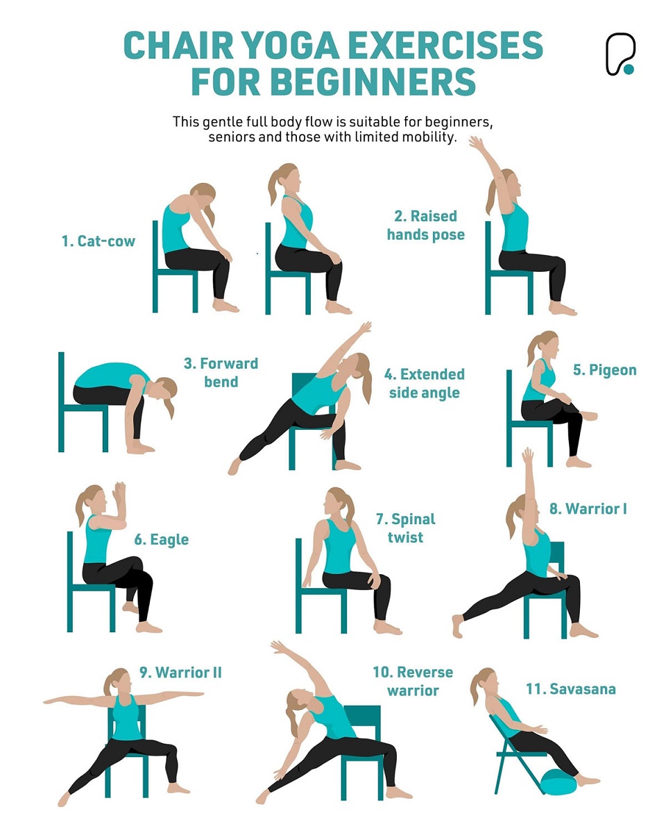 Chair yoga for beginners on sale