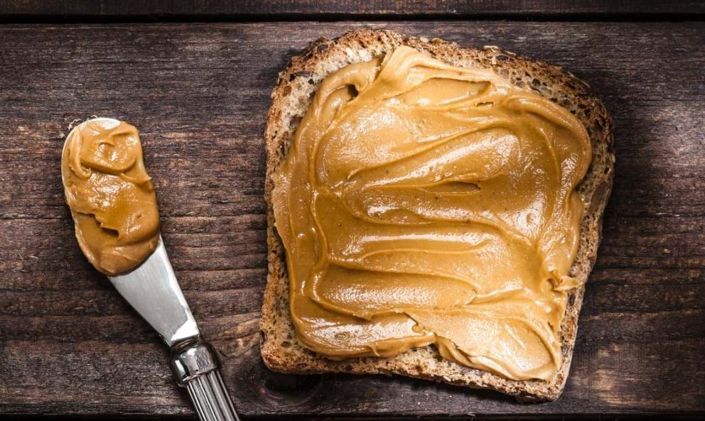 peanut butter on toast